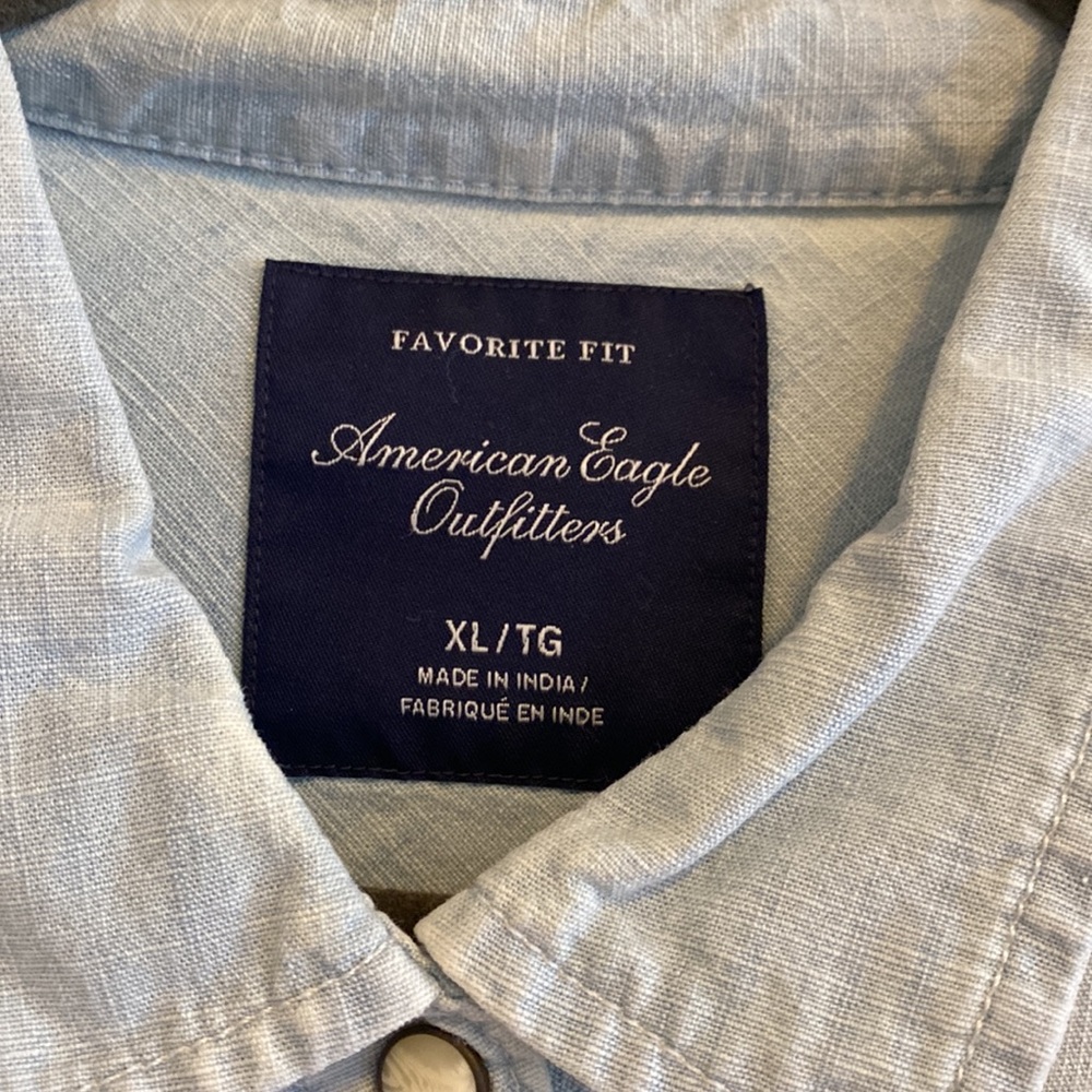 Blue button down - Picture 2 of 2